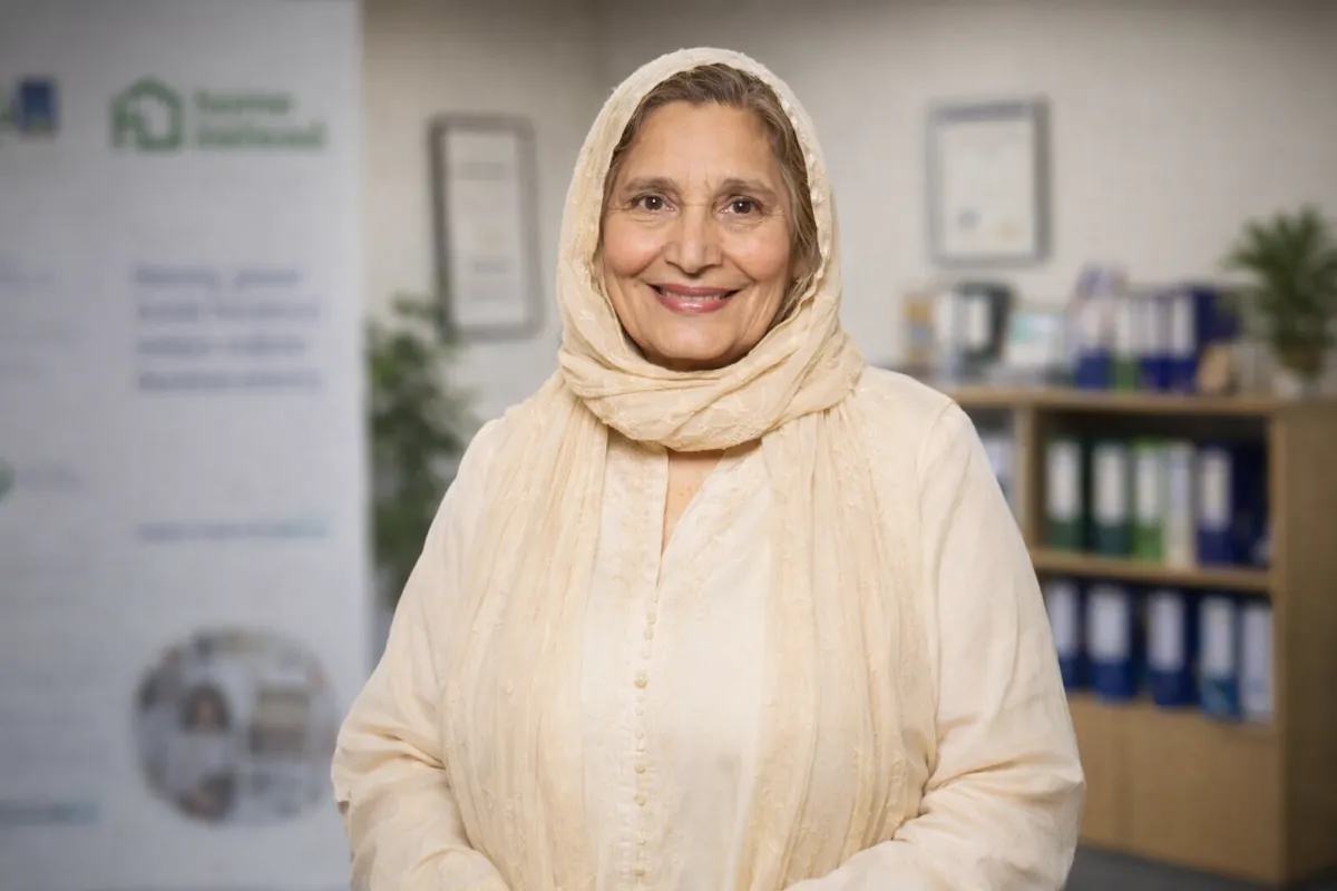 Bushra Iqbal MBE, founder and Chair of North Lanarkshire Muslim Women and Family Alliance