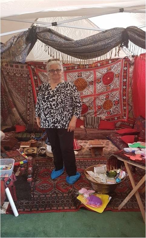 Women and families celebrating together at the NLMWA Cultural Open Day